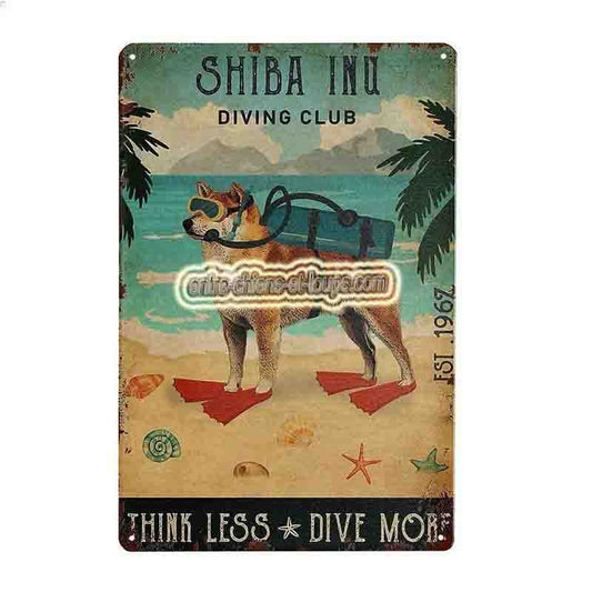 shiba inu plaque diving club