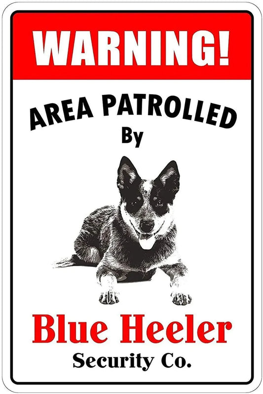 PLAQUE AREA PATROLLED BY BLUE HEELER