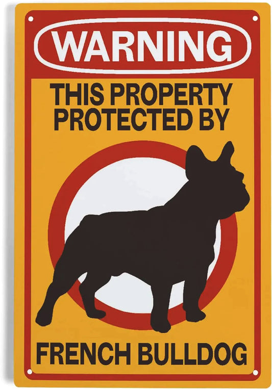 BULLDOG PLAQUE WARNING THIS PROPERTY PROTECTED ...